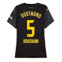 Camiseta Borussia Dortmund Ramy Bensebaini #5 Visitante Equipación para mujer 2024-25 manga corta